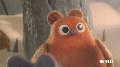 Stuffed Animal With Big Eyes Netflix GIF