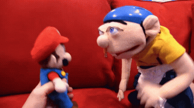 Stuffed Animal With Glasses And One With Hat GIF