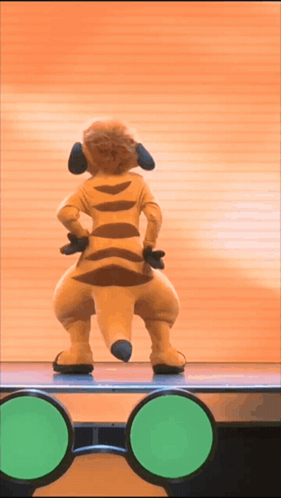 Stuffed Animal With Green Glasses GIF