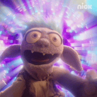 Stuffed Animal With Nick Logo GIF