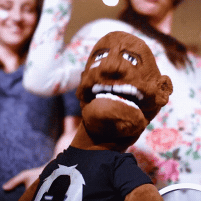 Stuffed Animal With Number 8 GIF