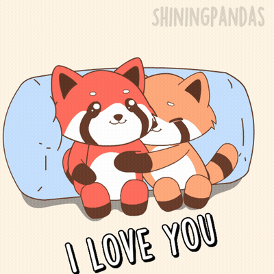Stuffed Animals Hugging Saying I Love You GIF