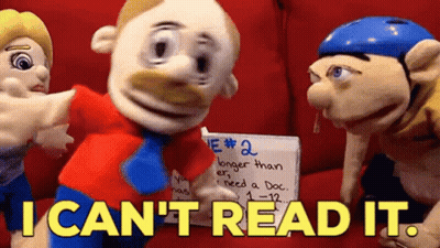 Stuffed Animals On Red Couch Saying I Can't Read It GIF