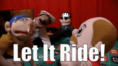 Stuffed Animals Playing Roulette Let It Ride GIF