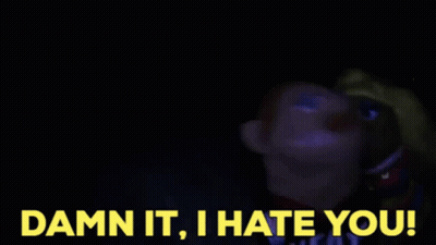Stuffed Animals Saying Damn It I Hate You GIF