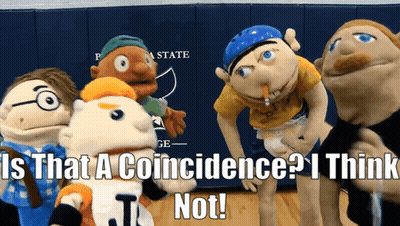 Stuffed Animals Saying Is That A Coincidence I Think Not GIF