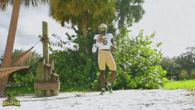 Stuffed Bear In Front Of Staircase With Sprout Sign GIF