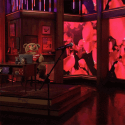 Stuffed Bear With Red Eyes GIF