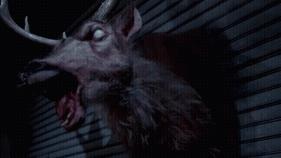 Stuffed Deer With Mouth Open GIF