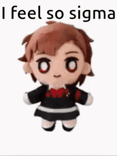 Stuffed Doll I Feel So Sigma GIF