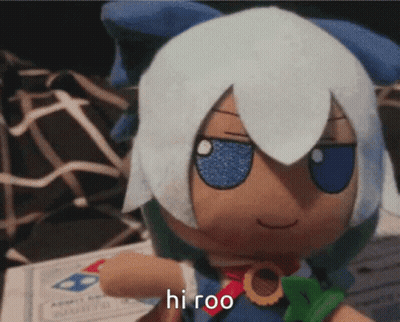 Stuffed Doll Saying Hi Roo At Domino's GIF