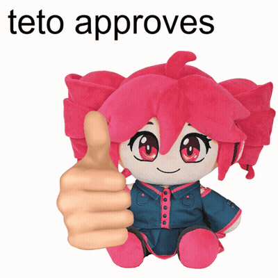 Stuffed Doll Thumbs Up Teto Approves GIF