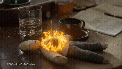 Stuffed Doll With Cup Of Water And Glass Of Water GIF