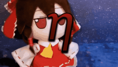 Stuffed Doll With Red Letter N GIF