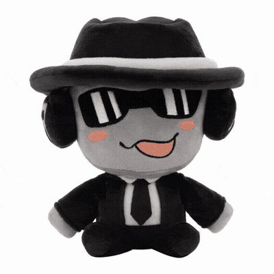 Stuffed Toy Man in Suit and Tie