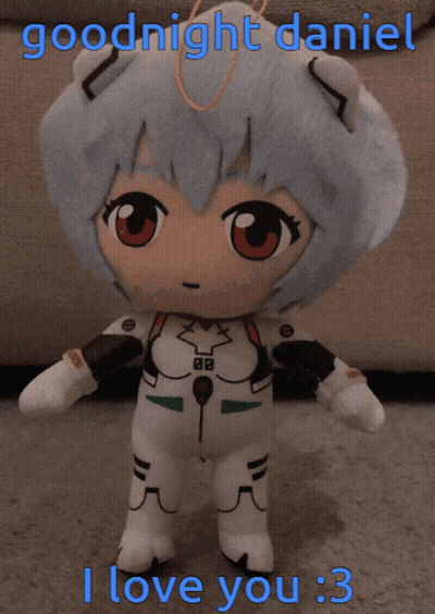 Stuffed Toy Says Goodnight Daniel I Love You GIF