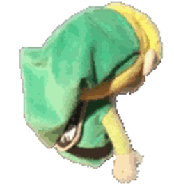 Stuffed Toy Zelda Link Spinning GIF