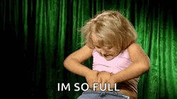 Stuffed Tummy Is So Full GIF