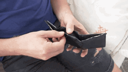 Stunned By Wallet Broke No Money GIF