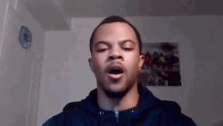 Stunned Carl Jones Shocked Eyes GIF