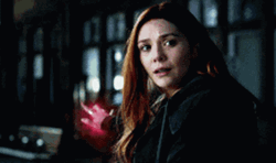 Stunned Elizabeth Olsen GIF