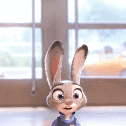 Stunned Judy Hopps GIF