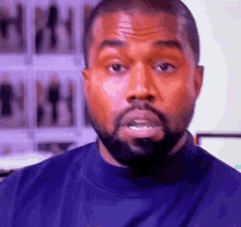 Stunned Kanye West Blinking His Eyes Rapidly GIF