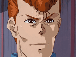 Stunned Kazuma Yu Yu Hakusho GIF
