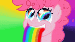 Stunned Rainbow Unicorn GIF