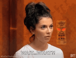 Stunned Wait What Wink GIF