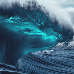 Stunning Giant Ocean Waves GIF