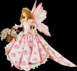 Stunning Pink Ball Gown Dress Fairy GIF