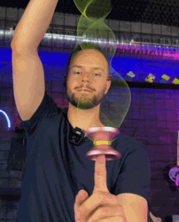 Stunning Yoyo Finger Spinning Exhibition GIF