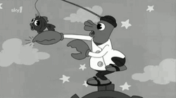 Stupid Zoidberg Trying Catch Fish GIF