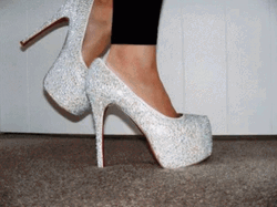 Stylish High-Heeled Shoes GIF