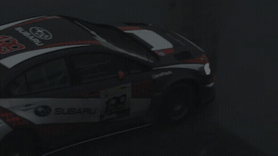 Subaru Race Car Number 99 GIF