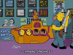 Submarine Bart Simpson And Milhouse Van Houten GIF