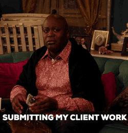 Submitting My Client Work God Speed GIF