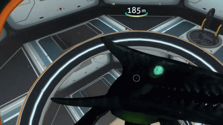 Subnautica Boneshark Spinning GIF