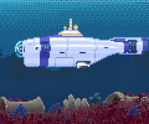 Subnautica Pixel Art Sticker GIF