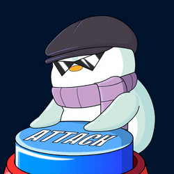 Subscribe Pudgy Penguin Pushing Button GIF