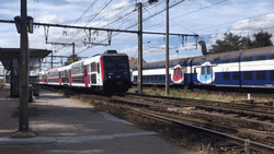Suburb Train Moving GIF