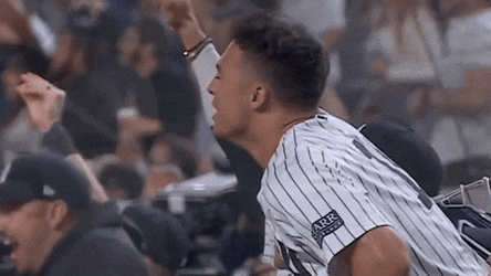 Subway Series Anthony Volpe Excited Screams GIF