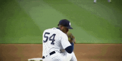 Subway Series Aroldis Chapman Fast Throw GIF