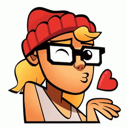 Subway Surfers Tricky Flying Kiss GIF