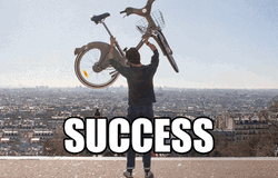 Success Bike Lifting GIF