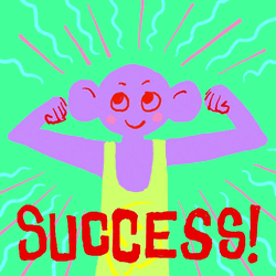 Success Strong Muscle Flex GIF