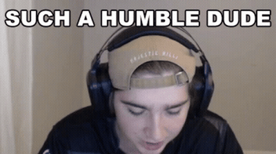 Such A Humble Dude Man In Headphones Hat GIF