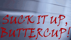Suck It Up Buttercup Look GIF