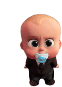 Suck Pacifier Sticker GIF